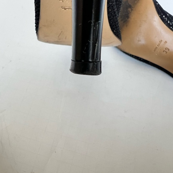 Luca Valentini Italian Suede Mesh Heels - Picture 8 of 9